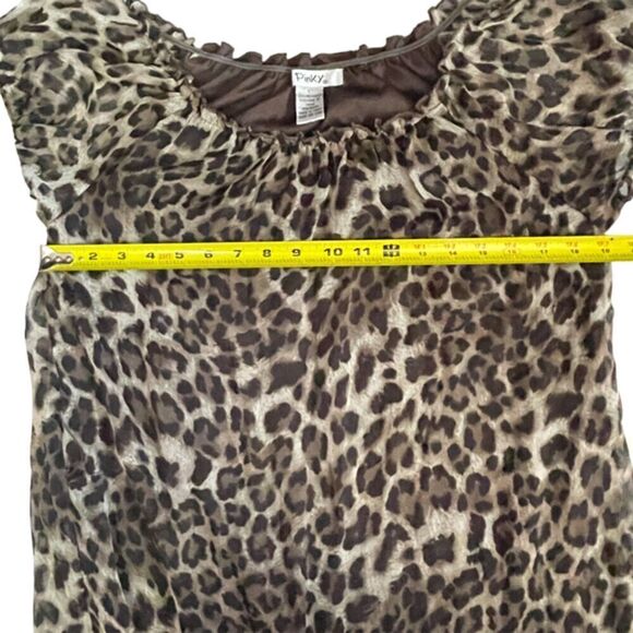 Pinky Leopard print shift Dress Size L - Picture 9 of 9
